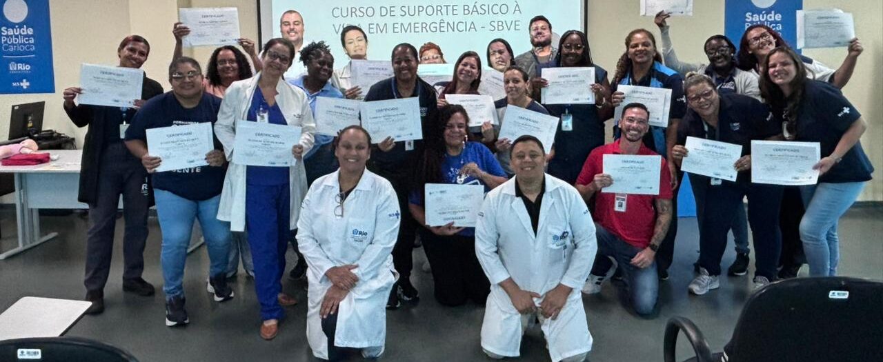 30ª turma do Curso de Suporte Básico à Vida em Emergências (SBVE)