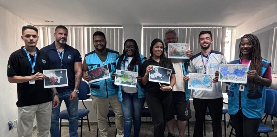 Oficina de Territorialização no Centro Municipal de Saúde Necker Pinto.