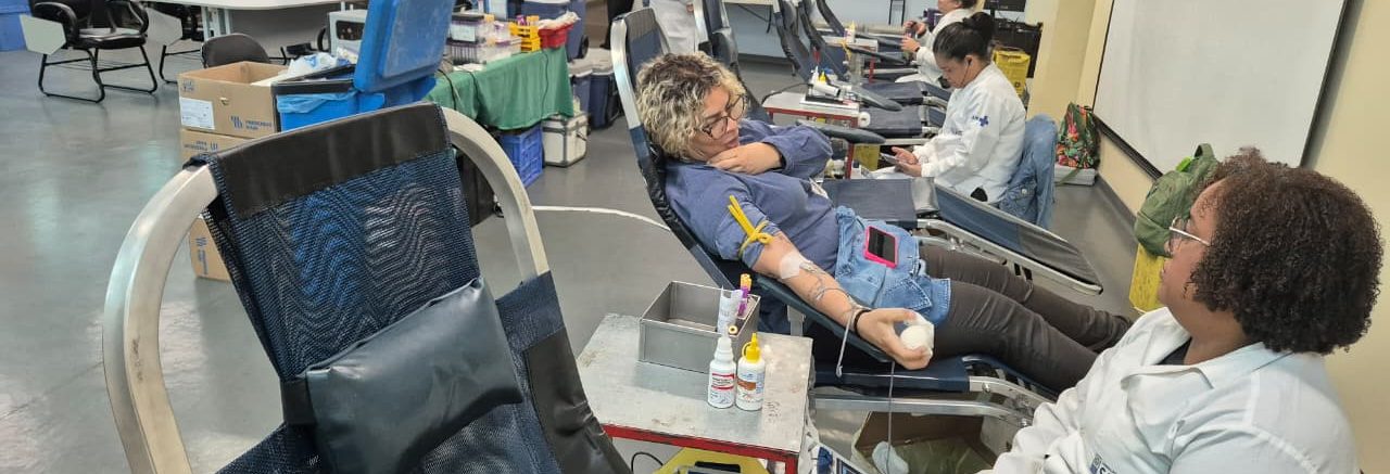 Campanha de Doação de Sangue – DOE SANGUE, DOE VIDA no Hospital Evandro Freire