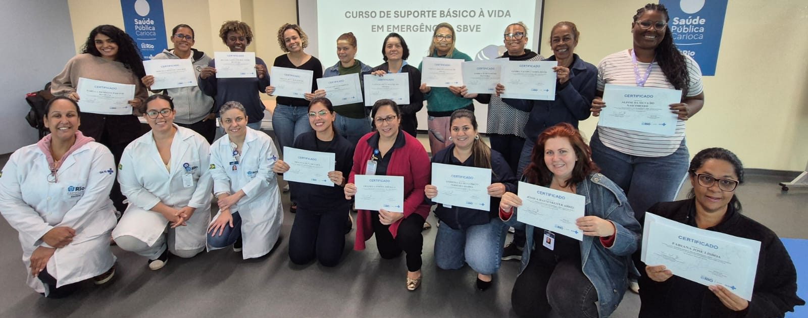 71ª TURMA DO CURSO DE SUPORTE BÁSICO À VIDA EM EMERGÊNCIAS (SBVE) NA OTICS EVANDRO FREIRE