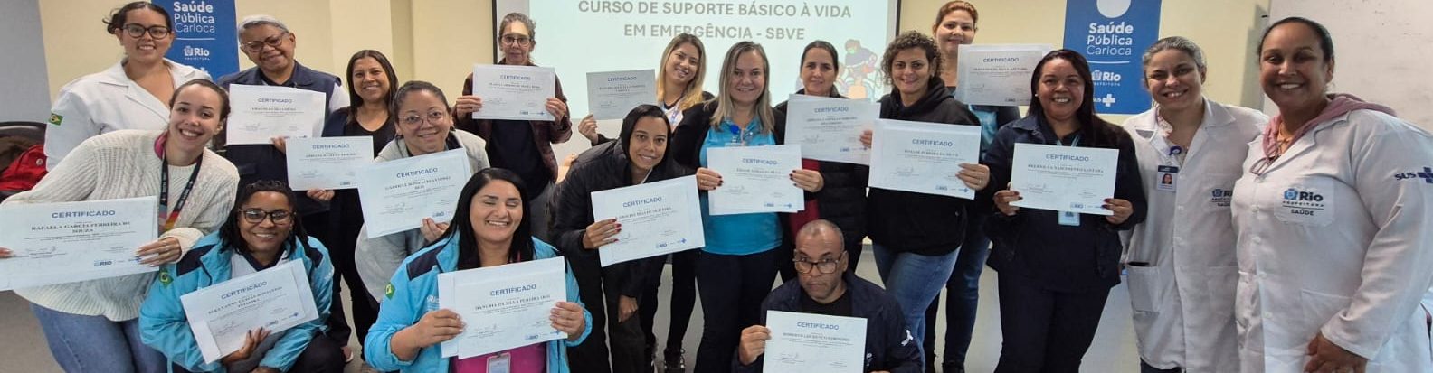 72ª TURMA DO CURSO DE SUPORTE BÁSICO À VIDA EM EMERGÊNCIAS (SBVE) NA OTICS EVANDRO FREIRE