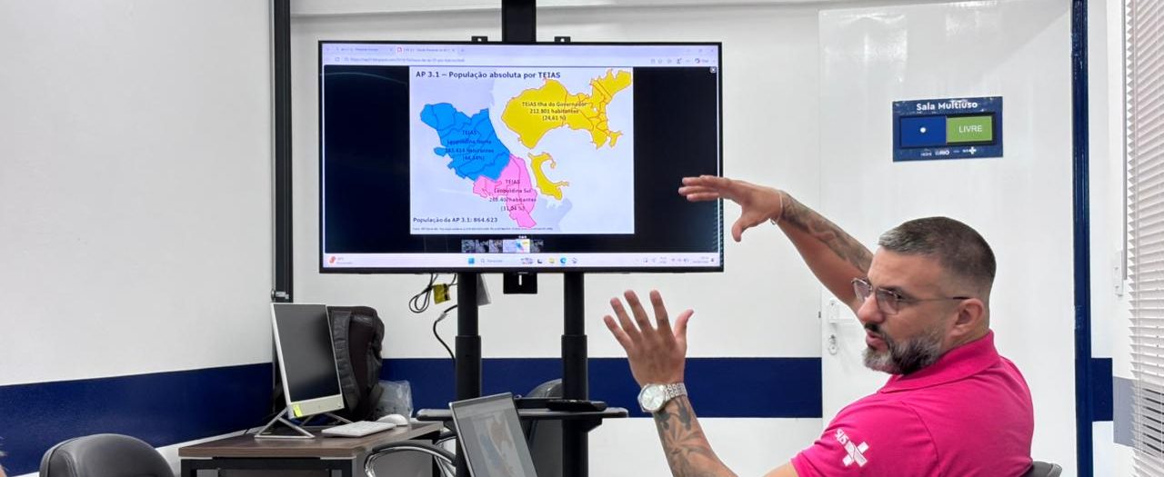 Treinamento sobre Territorialização na Otics-Rio Evandro Freire