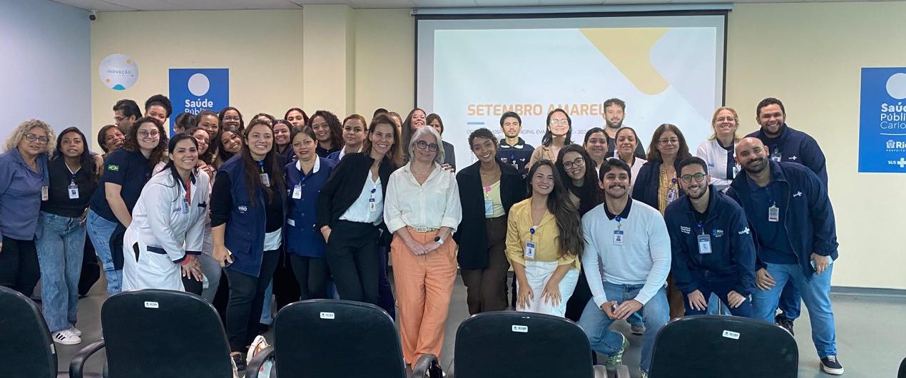 Palestra sobre a campanha Setembro Amarelo